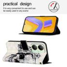 For vivo Y27 4G Global 3D Painting Horizontal Flip Leather Phone Case(Skull) - 3