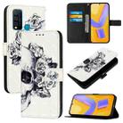 For vivo Y30 4G Global 3D Painting Horizontal Flip Leather Phone Case(Skull) - 1