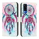 For vivo Y51 2020 India / Y51a 2021 / Y53s 4G 3D Painting Horizontal Flip Leather Phone Case(Color Drop Wind Chimes) - 2