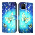 For vivo Y52s / iQOO U3 / Y31s 5G 3D Painting Horizontal Flip Leather Phone Case(Golden Butterfly) - 2