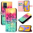 For vivo Y55 5G Global / Y55s 5G 2023 3D Painting Horizontal Flip Leather Phone Case(Chasing Dreams) - 1