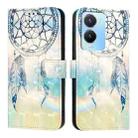 For vivo Y56 / Y16 / Y02s Global 3D Painting Horizontal Flip Leather Phone Case(Dream Wind Chimes) - 2