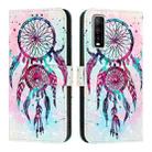For vivo Y70S 3D Painting Horizontal Flip Leather Phone Case(Color Drop Wind Chimes) - 2