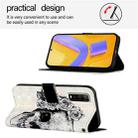 For vivo Y70S 3D Painting Horizontal Flip Leather Phone Case(Skull) - 3