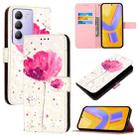 For vivo Y100 5G IDN / Y200e 5G Global 3D Painting Horizontal Flip Leather Phone Case(Flower) - 1