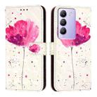 For vivo Y100 5G IDN / Y200e 5G Global 3D Painting Horizontal Flip Leather Phone Case(Flower) - 2