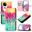 For vivo S19 Pro 3D Painting Horizontal Flip Leather Phone Case(Chasing Dreams) - 1