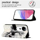 For vivo S19 Pro 3D Painting Horizontal Flip Leather Phone Case(Skull) - 3