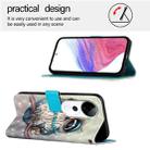 For vivo S19 Pro 3D Painting Horizontal Flip Leather Phone Case(Grey Owl) - 3