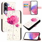 For vivo V40 Lite 5G IDN 3D Painting Horizontal Flip Leather Phone Case(Flower) - 1