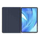 For Teclast T50 HD / T50 Max Anti-slip Texture Smart Tablet Leather Folio Case(Dark Blue) - 2