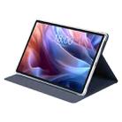 For Teclast T65 Max Anti-slip Texture Smart Tablet Leather Folio Case(Dark Blue) - 1