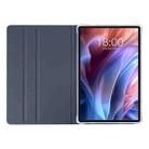 For Teclast T65 Max Anti-slip Texture Smart Tablet Leather Folio Case(Dark Blue) - 2