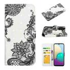 For Samsung Galaxy S25 5G Oil Embossed 3D Drawing Leather Phone Case(Lace Flower) - 1