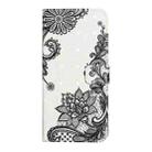 For Samsung Galaxy S25 5G Oil Embossed 3D Drawing Leather Phone Case(Lace Flower) - 2