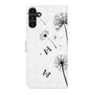 For Samsung Galaxy S25 5G Oil Embossed 3D Drawing Leather Phone Case(Couple Dandelion) - 3