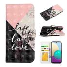 For Samsung Galaxy S25+ 5G Oil Embossed 3D Drawing Leather Phone Case(Stitching Marble) - 1