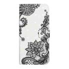 For Samsung Galaxy S25+ 5G Oil Embossed 3D Drawing Leather Phone Case(Lace Flower) - 2