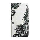 For Samsung Galaxy S25 Ultra 5G Oil Embossed 3D Drawing Leather Phone Case(Lace Flower) - 2