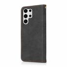 For Samsung Galaxy S25 Ultra 5G Dual-color Stitching Leather Phone Case(Black Brown) - 3