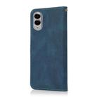 For Samsung Galaxy S25 Edge 5G Dual-color Stitching Leather Phone Case(Blue Green) - 3