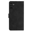 For Samsung Galaxy S25+ 5G Seven Butterflies Embossed Leather Phone Case(Black) - 3