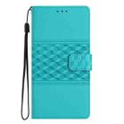 For Samsung Galaxy S25 5G Diamond Embossed Skin Feel Leather Phone Case(Blue) - 2