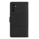 For Samsung Galaxy S25+ 5G Diamond Embossed Skin Feel Leather Phone Case(Black) - 3