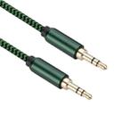 1m AUX 3.5mm Male to 3.5mm Male Cable Audio Cable(Green) - 1