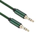 0.5m AUX 3.5mm Male to 3.5mm Male Cable Audio Cable(Green) - 1