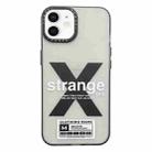 For iPhone 11 Double Layer Frosted IMD Series TPU + PC Phone Case(X Pattern) - 1