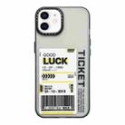 For iPhone 11 Double Layer Frosted IMD Series TPU + PC Phone Case(Barcode label LUCK) - 1