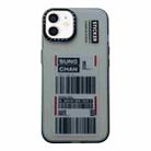 For iPhone 12 Double Layer Frosted IMD Series TPU + PC Phone Case(Barcode) - 1