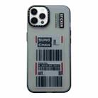 For iPhone 12 Pro Max Double Layer Frosted IMD Series TPU + PC Phone Case(Barcode) - 1