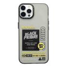 For iPhone 12 Pro Max Double Layer Frosted IMD Series TPU + PC Phone Case(Label NEW DROP) - 1