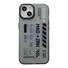 For iPhone 13 Double Layer Frosted IMD Series TPU + PC Phone Case(Boarding Pass) - 1