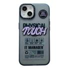 For iPhone 13 Double Layer Frosted IMD Series TPU + PC Phone Case(TOUCH Pattern) - 1