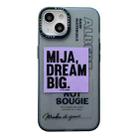 For iPhone 13 Double Layer Frosted IMD Series TPU + PC Phone Case(MIJI DREAM BIG Pattern) - 1