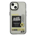 For iPhone 13 Double Layer Frosted IMD Series TPU + PC Phone Case(Label NEW DROP) - 1