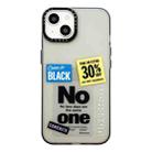 For iPhone 13 Double Layer Frosted IMD Series TPU + PC Phone Case(Discount Label) - 1
