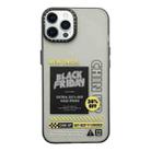 For iPhone 13 Pro Double Layer Frosted IMD Series TPU + PC Phone Case(Label NEW DROP) - 1