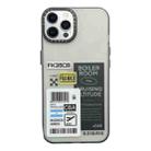 For iPhone 13 Pro Double Layer Frosted IMD Series TPU + PC Phone Case(Ticket CBA) - 1