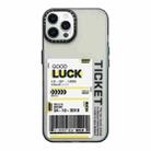 For iPhone 13 Pro Double Layer Frosted IMD Series TPU + PC Phone Case(Barcode label LUCK) - 1