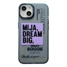 For iPhone 14 Double Layer Frosted IMD Series TPU + PC Phone Case(MIJI DREAM BIG Pattern) - 1