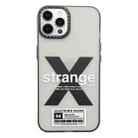 For iPhone 14 Pro Double Layer Frosted IMD Series TPU + PC Phone Case(X Pattern) - 1