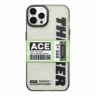 For iPhone 14 Pro Double Layer Frosted IMD Series TPU + PC Phone Case(Green Label ACE) - 1