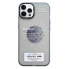 For iPhone 14 Pro Double Layer Frosted IMD Series TPU + PC Phone Case(Moon) - 1