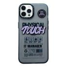 For iPhone 14 Pro Max Double Layer Frosted IMD Series TPU + PC Phone Case(TOUCH Pattern) - 1