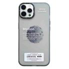 For iPhone 14 Pro Max Double Layer Frosted IMD Series TPU + PC Phone Case(Moon) - 1