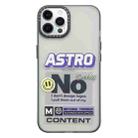 For iPhone 14 Pro Max Double Layer Frosted IMD Series TPU + PC Phone Case(Purple Label ASTRO) - 1